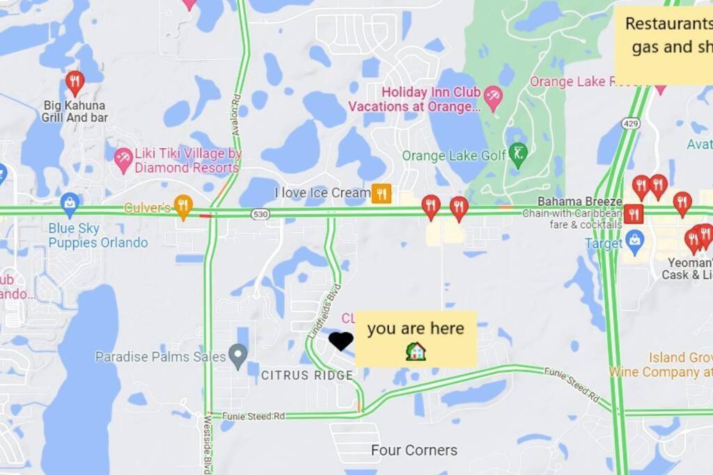 Vacation Home With Private Pool Near Disney World Киссимми Экстерьер фото